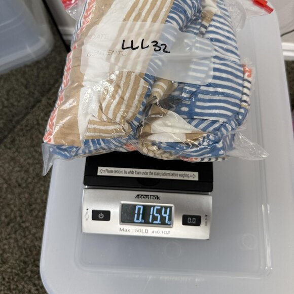 Ash & Eden Shirt Dress Womens Medium Blue Tan Stripe Belted Midi Cotton Collared - Picture 10 of 10